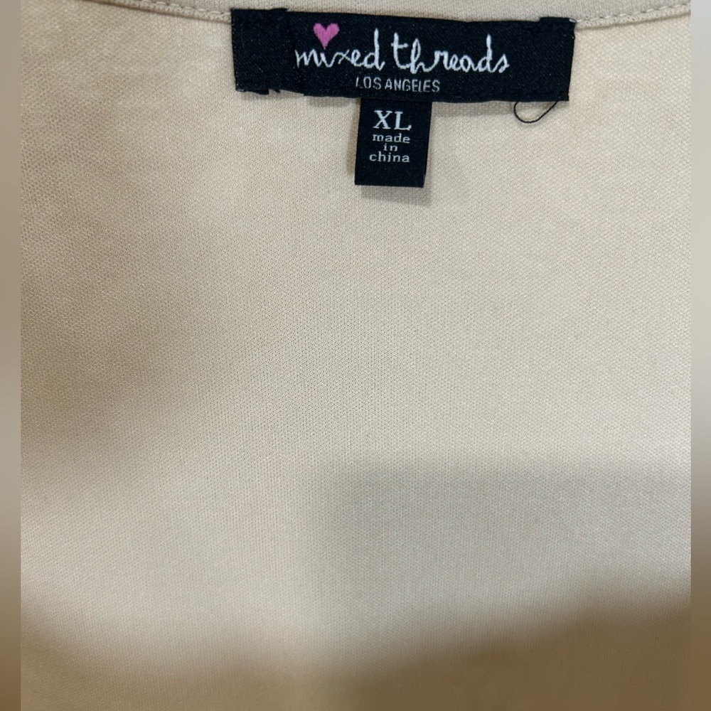 Cream Lace Ruffle Square-Neck Crop Top - Picture 4 of 4
